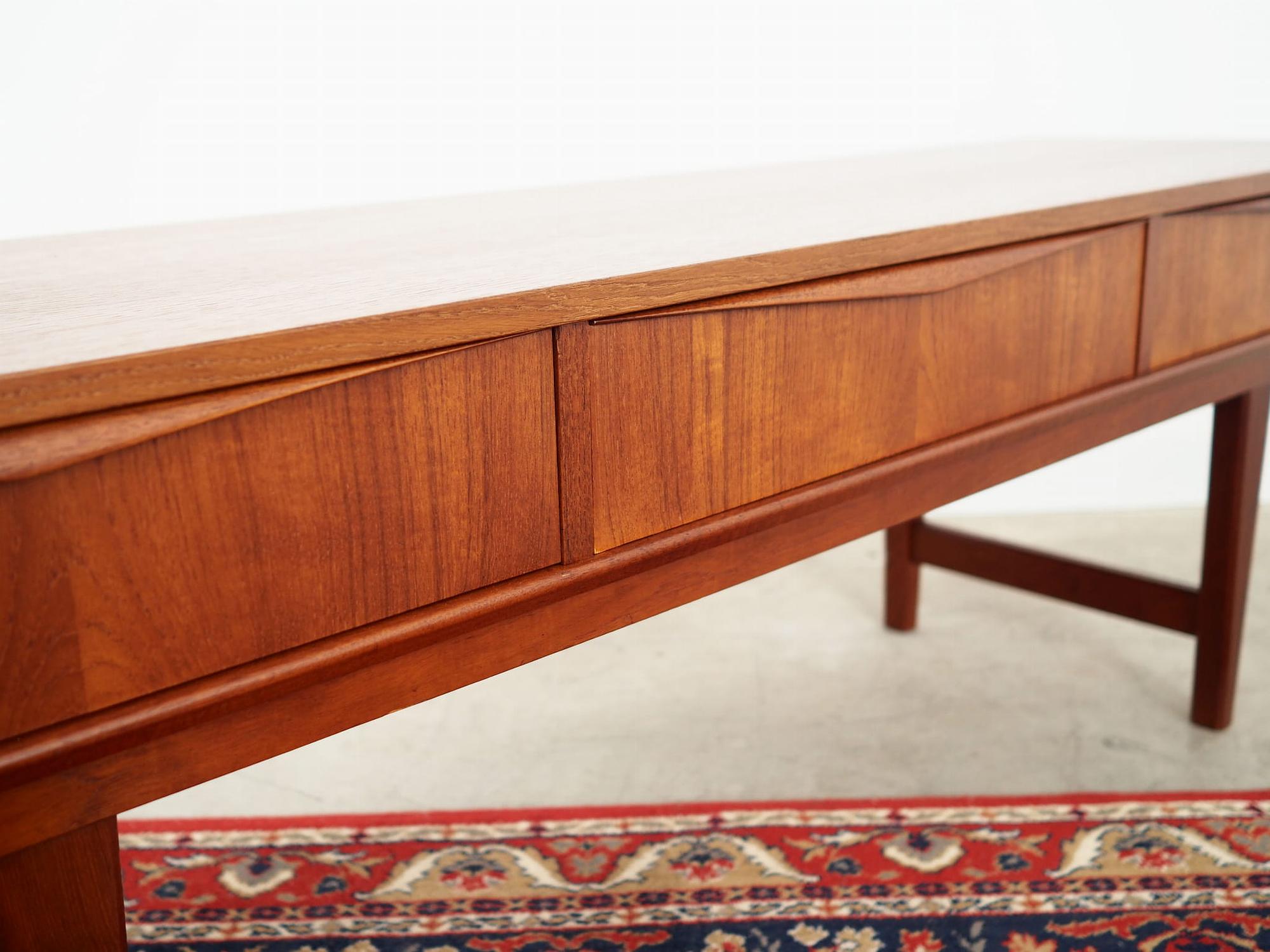 Lowboard Teakholz 1970er Jahre 8