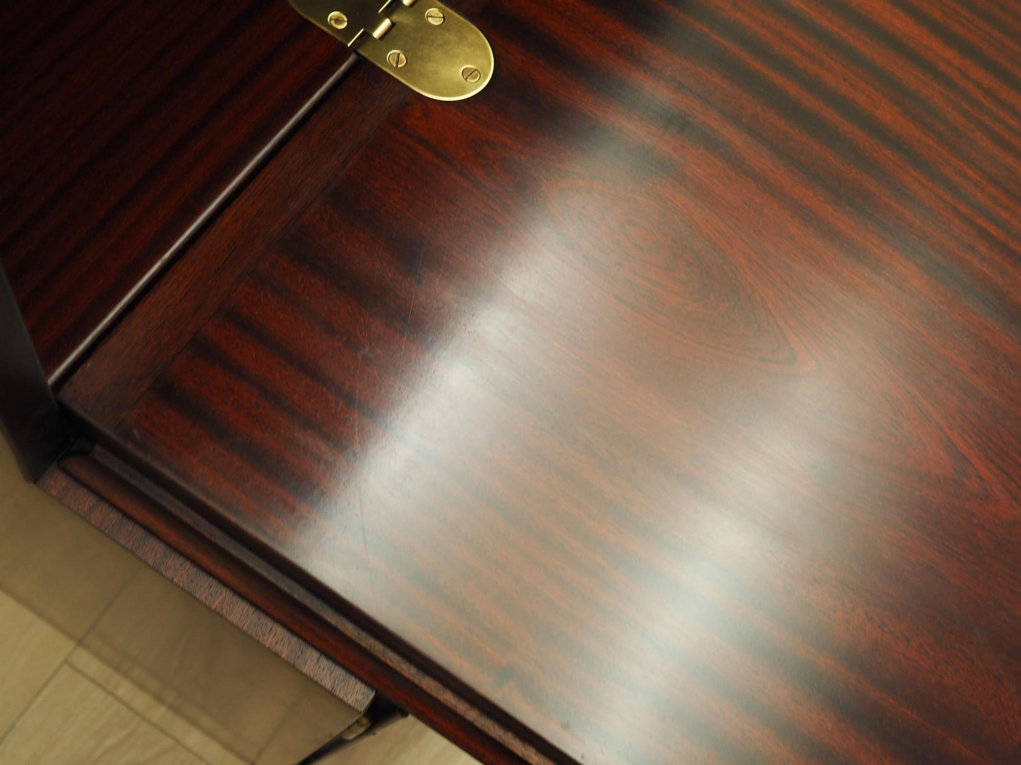 Mahogany bookcase 1970s 8