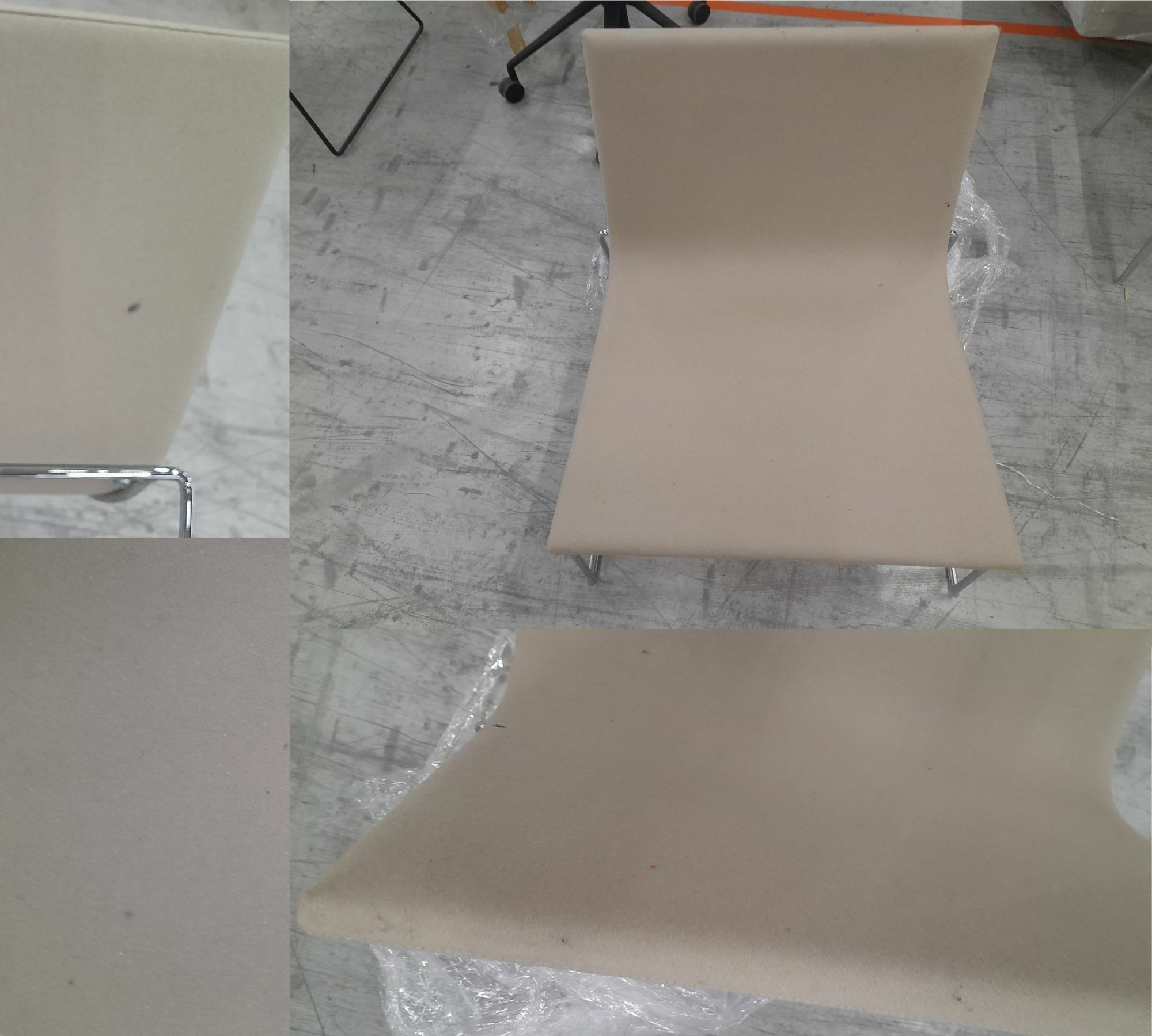 Lineal SI0582 Esszimmerstuhl Webstoff Beige 2