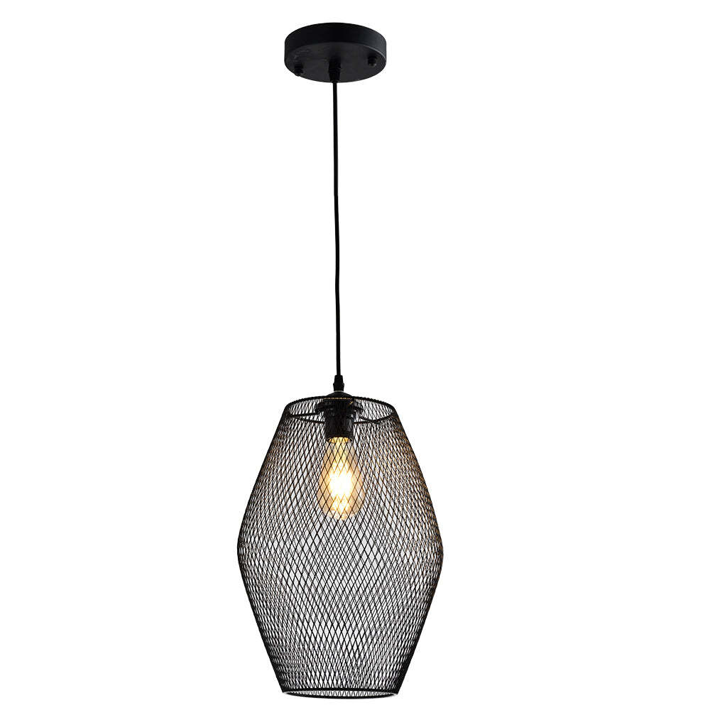 Nora Pendant Lamp Metal Black 1