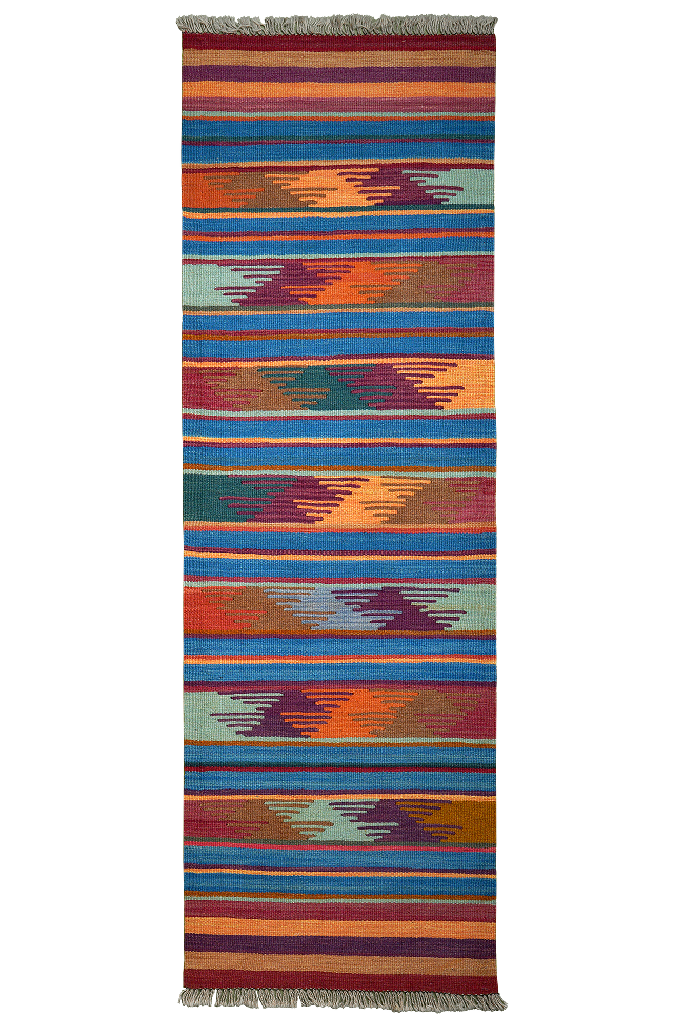 Kilim Gashgai Teppich Wolle Mehrfarbig 0