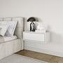 Floating Nightstand Framme White 20 cm 3