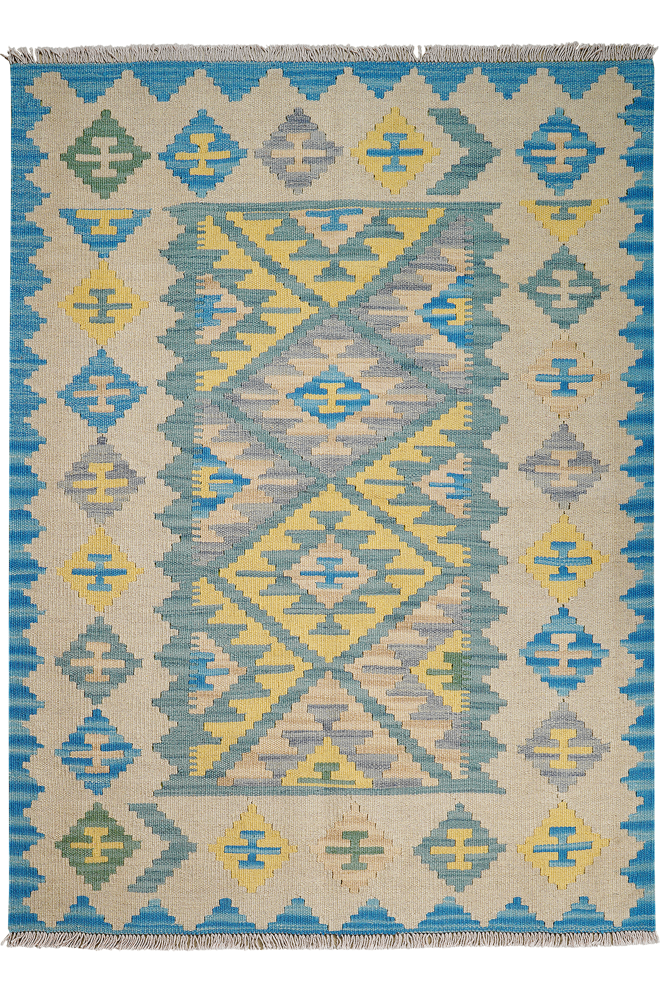Kilim Gashgai Teppich Mehrfarbig 0