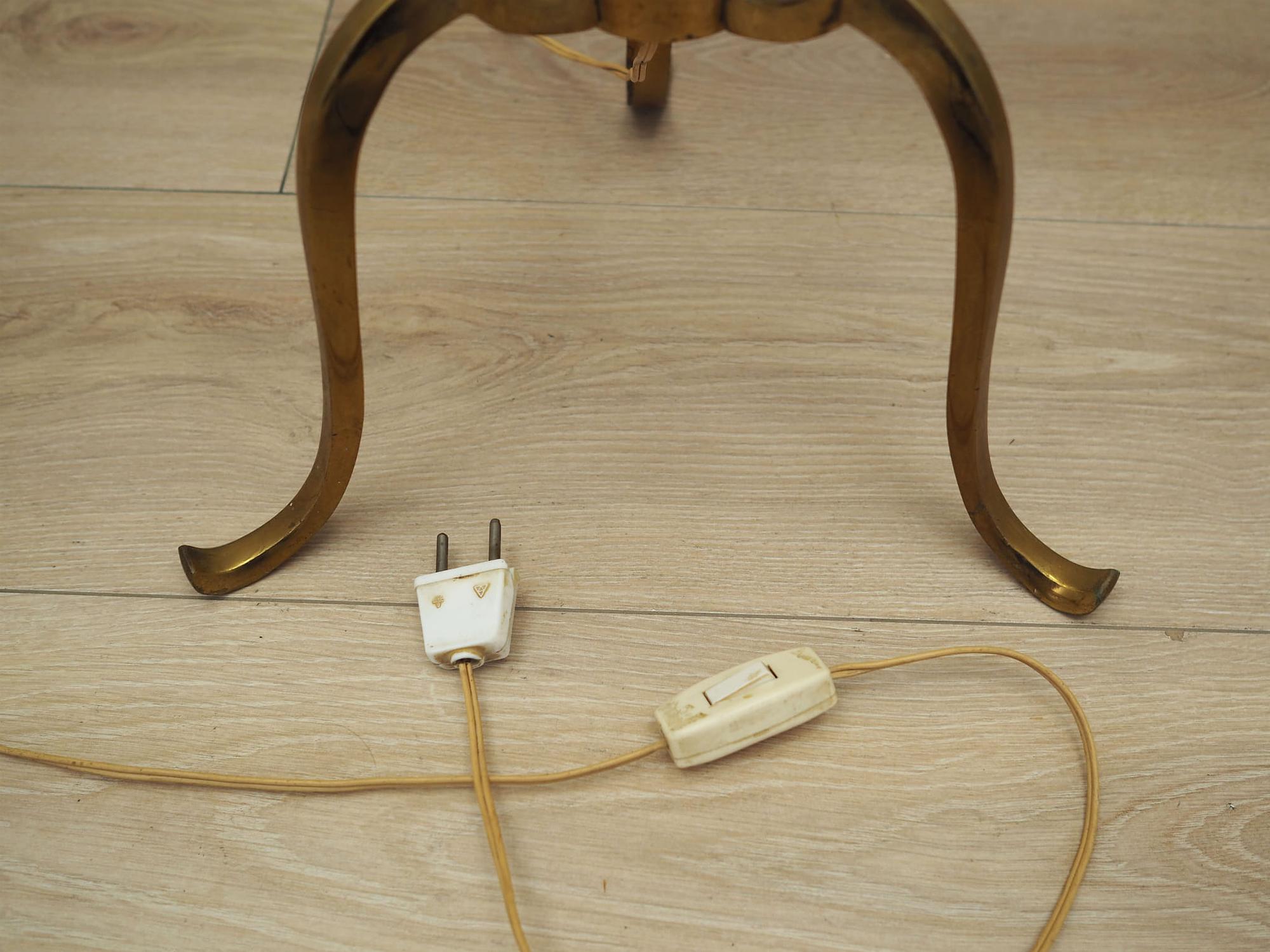Vintage floor lamp Metal Fabric Multicolored 1970s 10