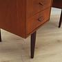 Vintage Teakwood Desk Brown 1970s 11