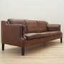 Vintage Sofa Leder Braun 1970er Jahre 7
