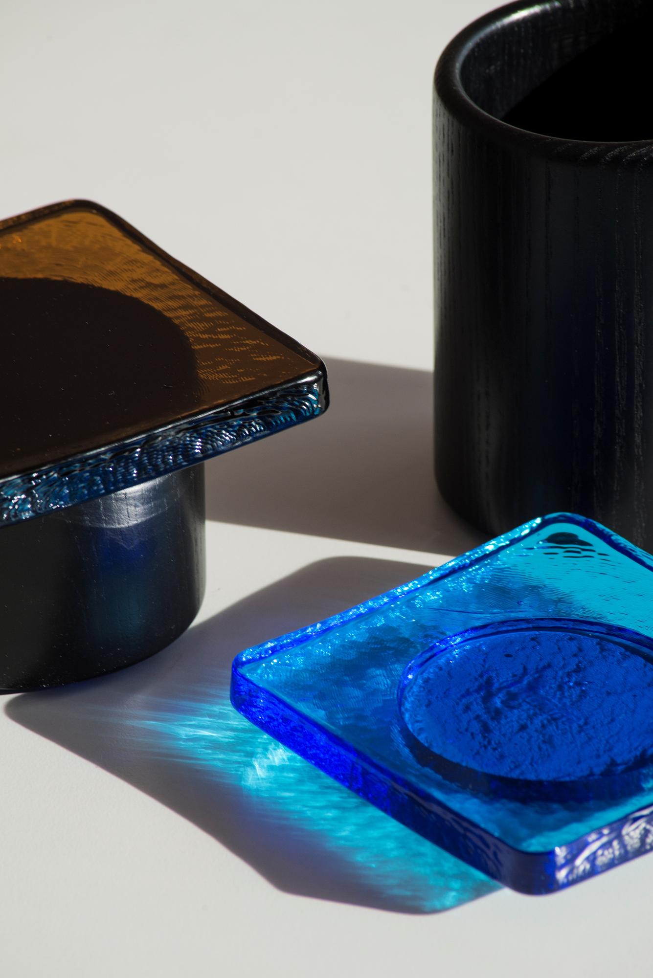 PIEDUCCIO Schale L Eschenholz Schwarz Gebeizt 2