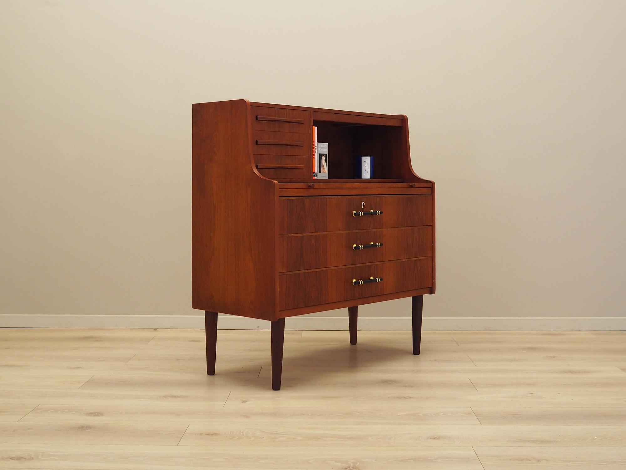 Secretary Teak Wood 1970s 5
