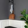 Wandgarderobe Metall Schwarz 3