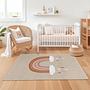 Regenbogen Kinderteppich Mehrfarbig 80x300cm 3