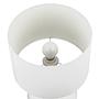 Table lamp Loster Blended fabric Safety glass White 4