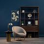Kensington Townhouse Runder Beistelltisch Schwarz Gold 3