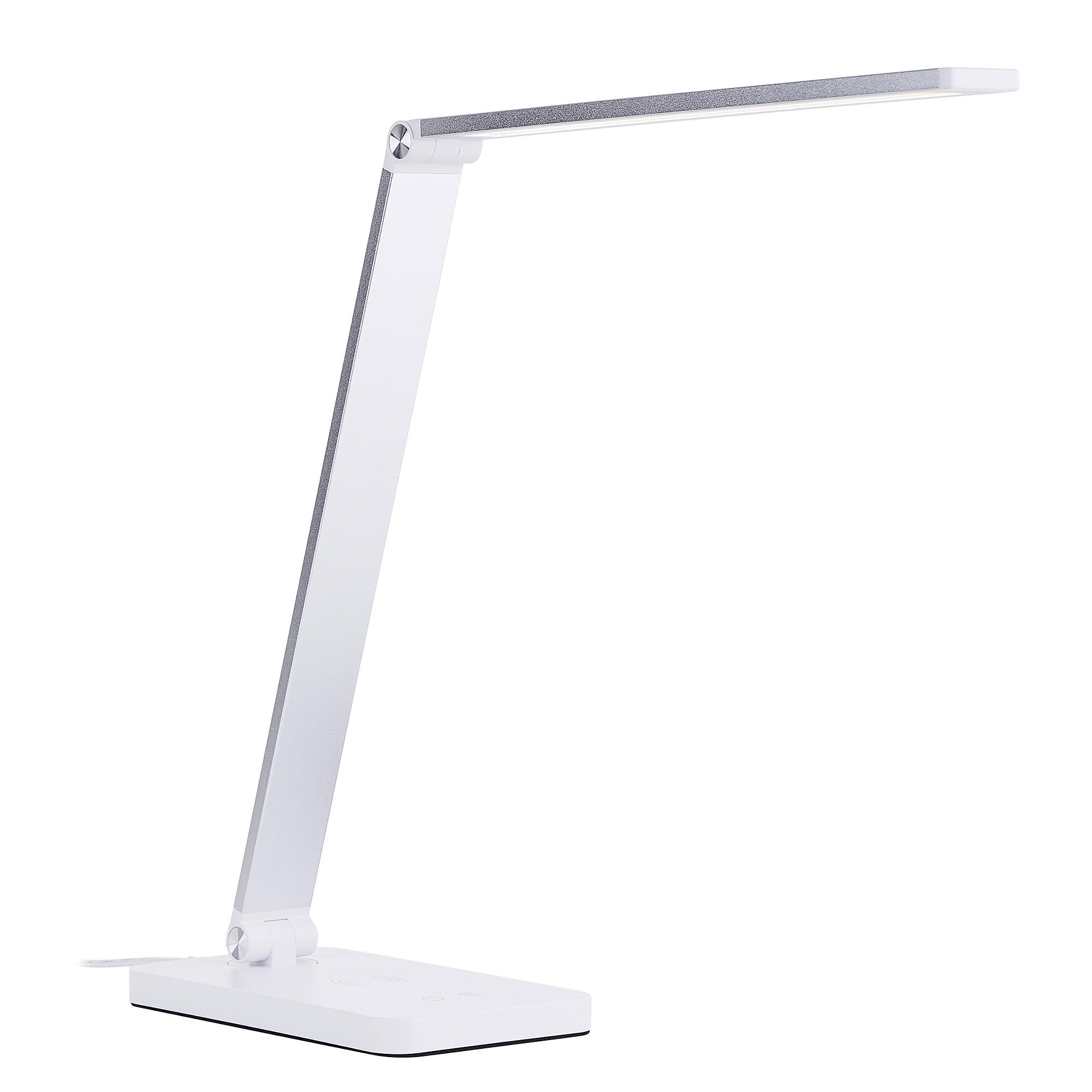 LED-Schreibtischlampe Florence Eisen Kunststoff Weiß 3