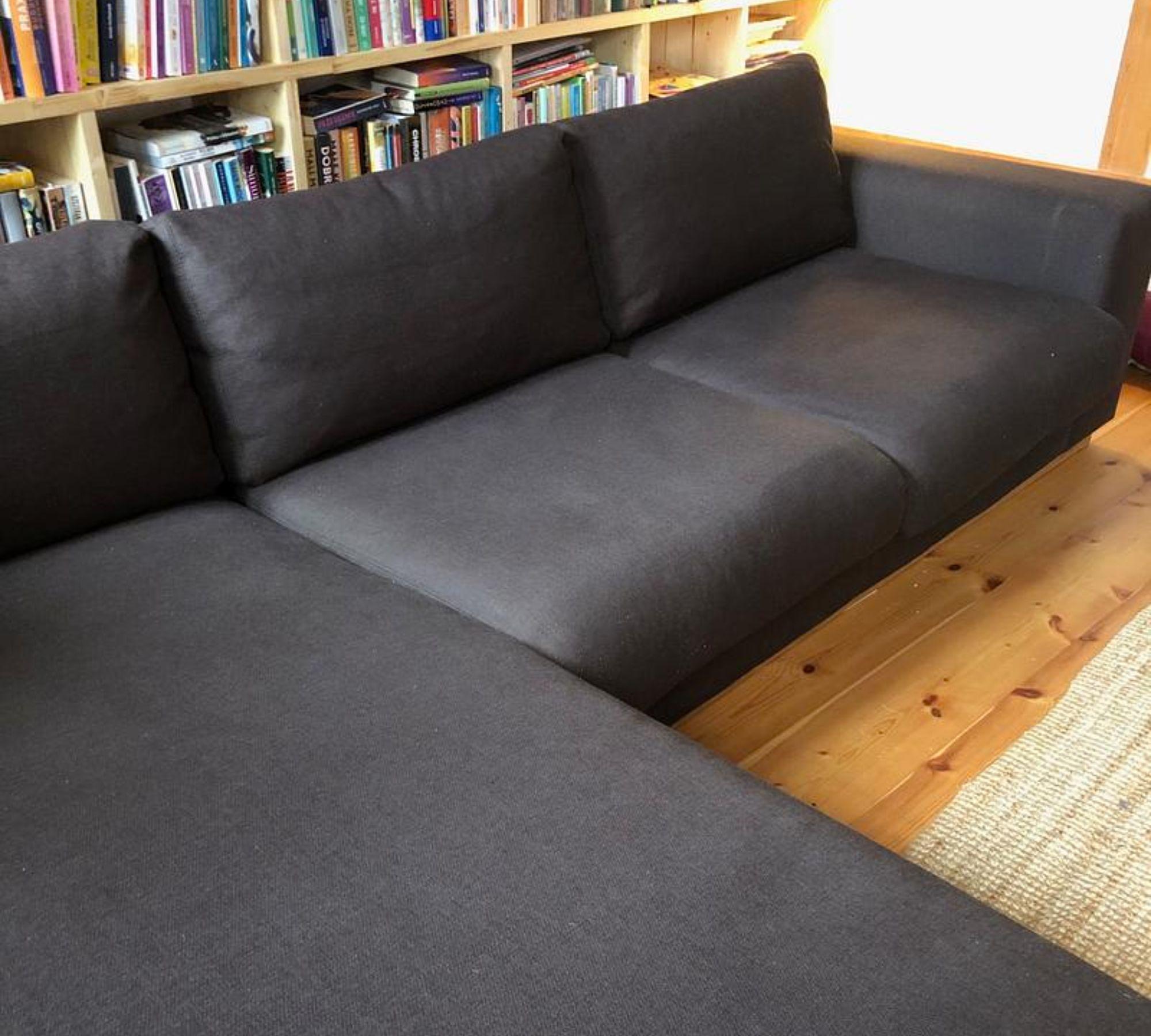 Sofa Récamiere Links Schokoladenbraun 1