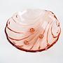 Glasteller Rosa 4