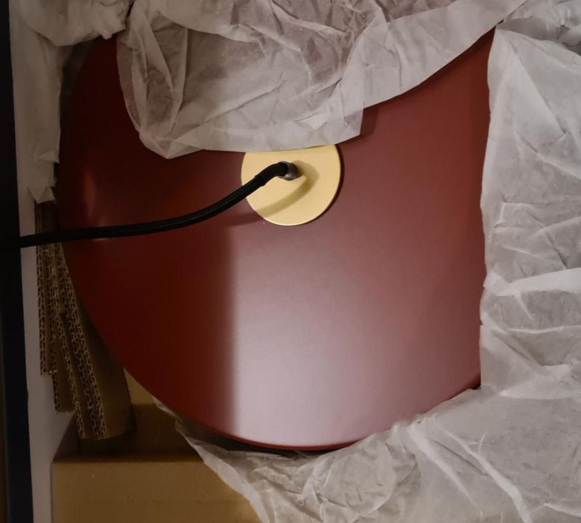 Asteria Pendelleuchte Mini Messing Rot 3