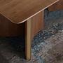 Dining table Walnut wood Brown 4