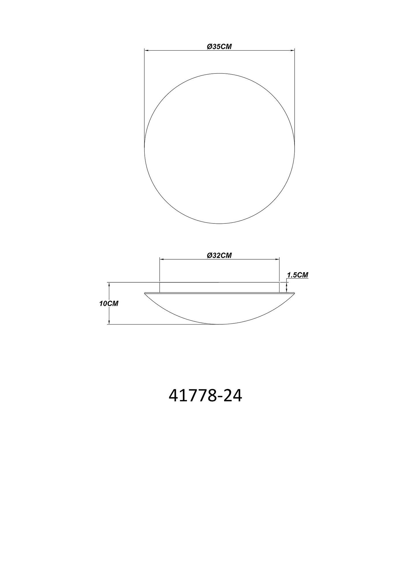 Gaia LED-Deckenleuchte 1-flammig Acrylglas Eisen 3