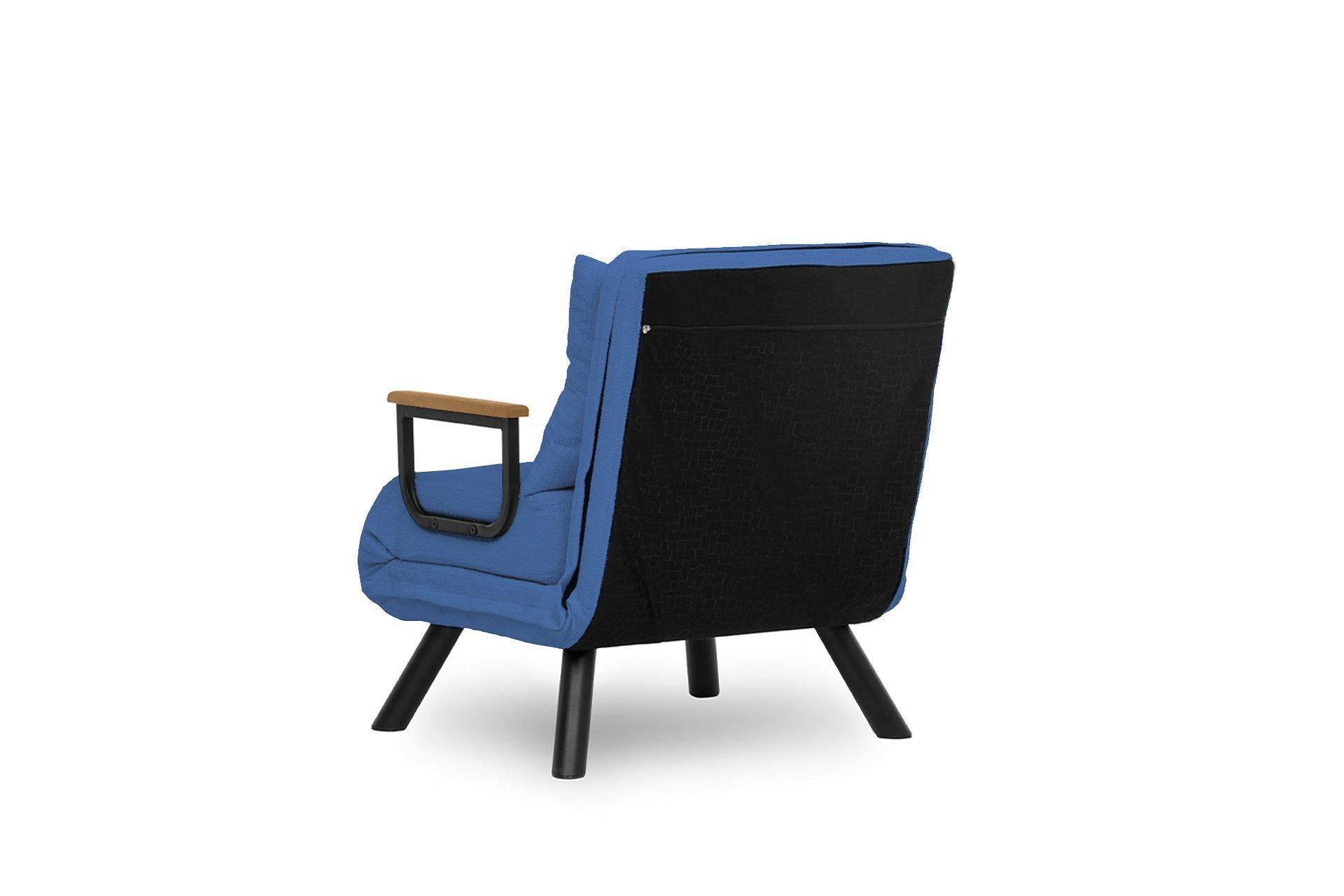 Sando Sleeper Chair Blue 4