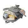 Elefanten Rucksack Baumwolle Grau 8