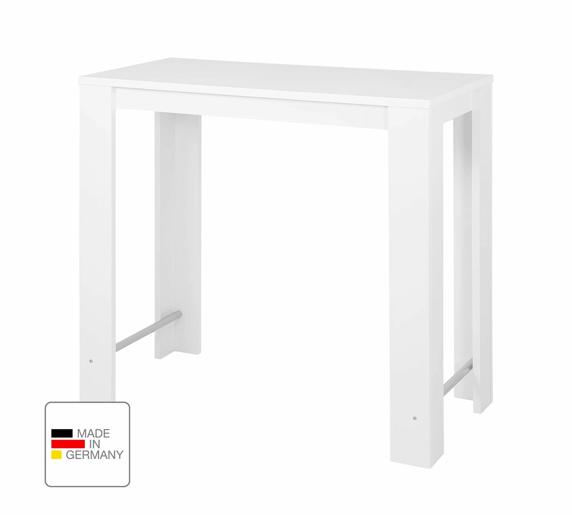Bartisch Holz Weiß 1