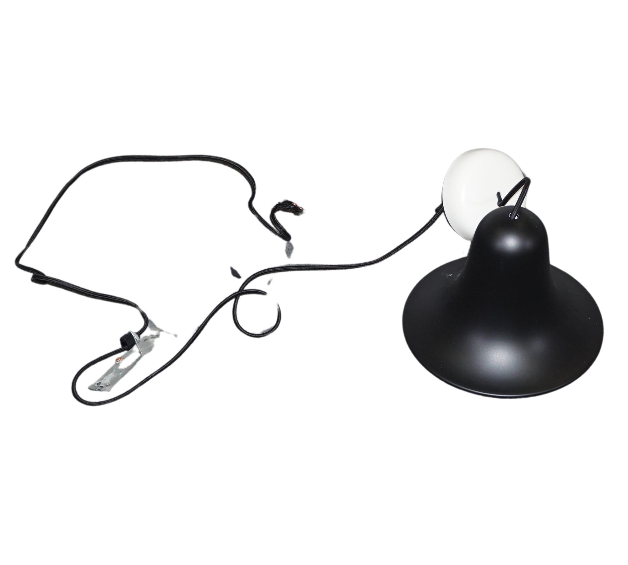 Pantop 23 Pendelleuchte Matt Schwarz Ø 23cm 1