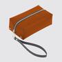 Necessaire Urban Handgefertigt 100% Recyceltes Leder Braun 0