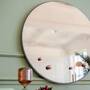 Spiegel mit Haken Rund Bronze 70cm 0