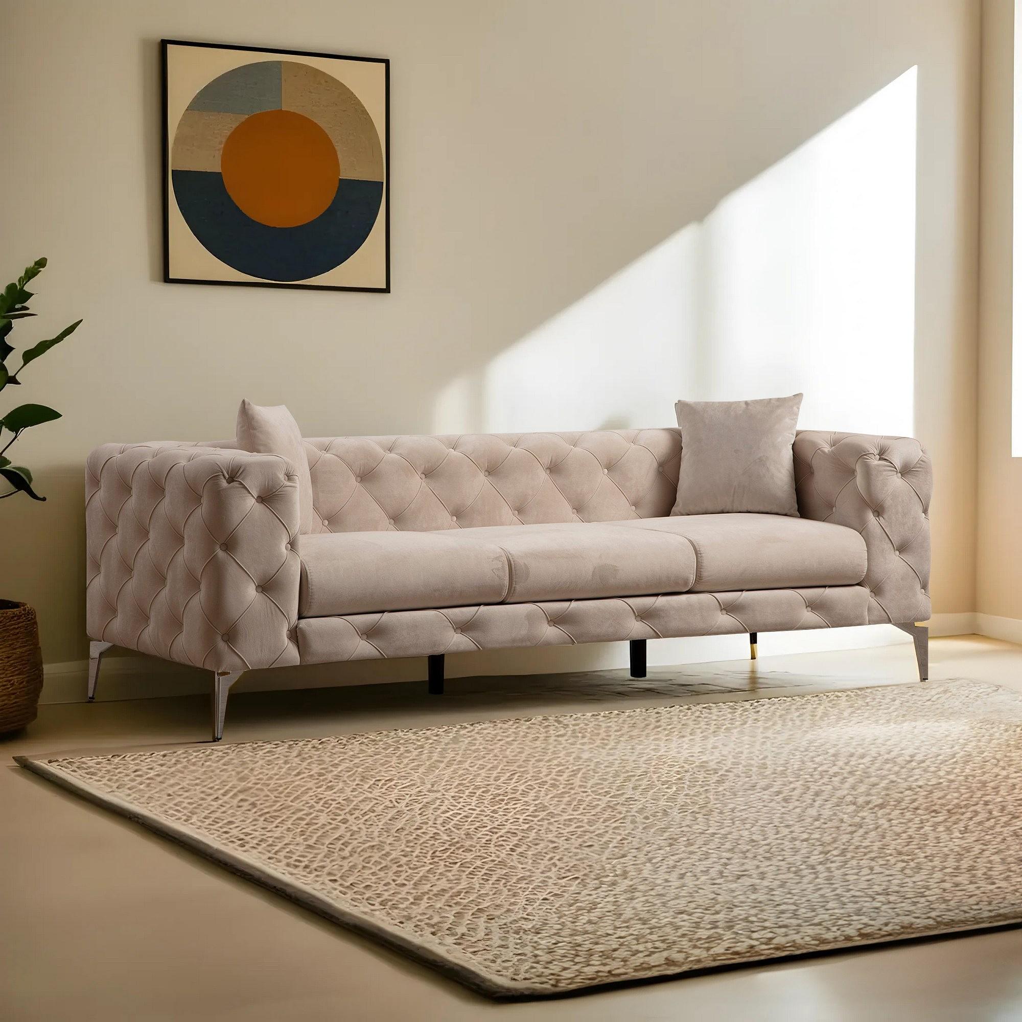 Como 3-seater sofa ecru 5