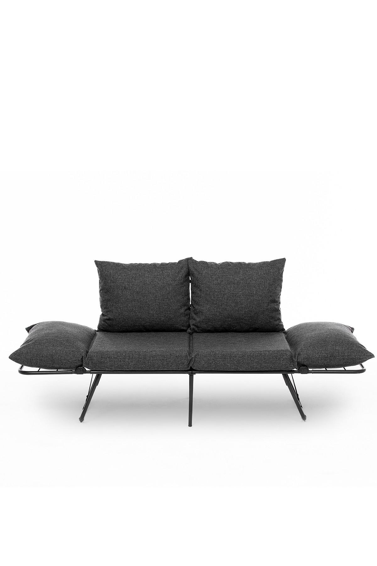Viper Sofa 2-seater Dark Grey 8