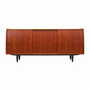 Vintage Sideboard Teakholz Braun 1970er Jahre 0