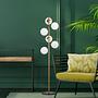 6-Burner Floor lamp Fazli 10510 Metal Glass Gold 1