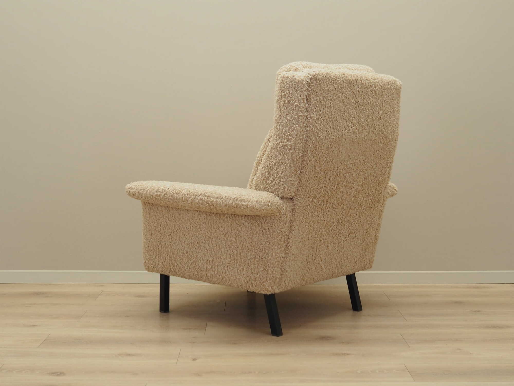 Armchair Textile Beige 1960s 4