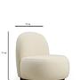 Tina Sessel Bouclé White 4