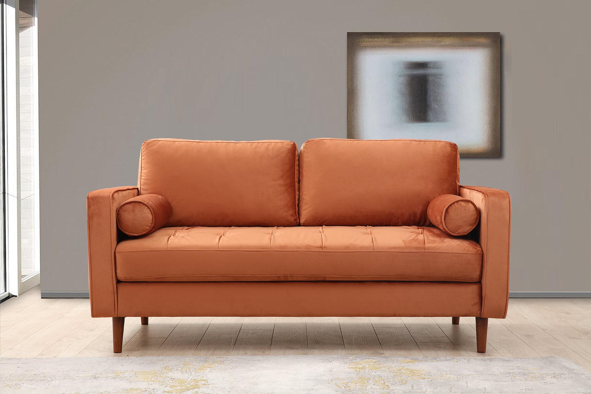 Rome 2-Sitzer Sofa Orange 1