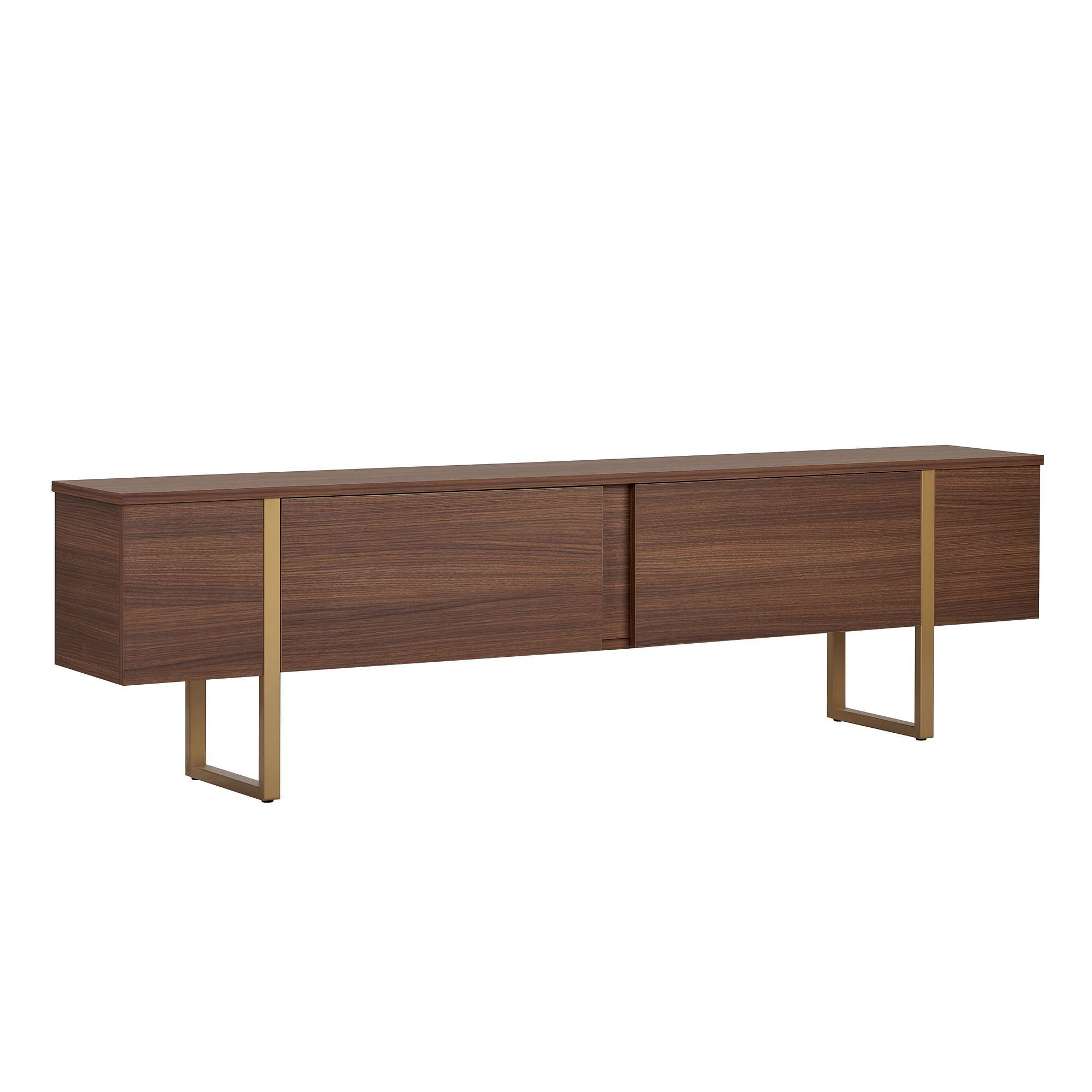 Onera Sideboard Walnut Effect Gold 6