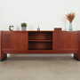 Vintage Sideboard Teakholz Braun 1960er Jahre 2