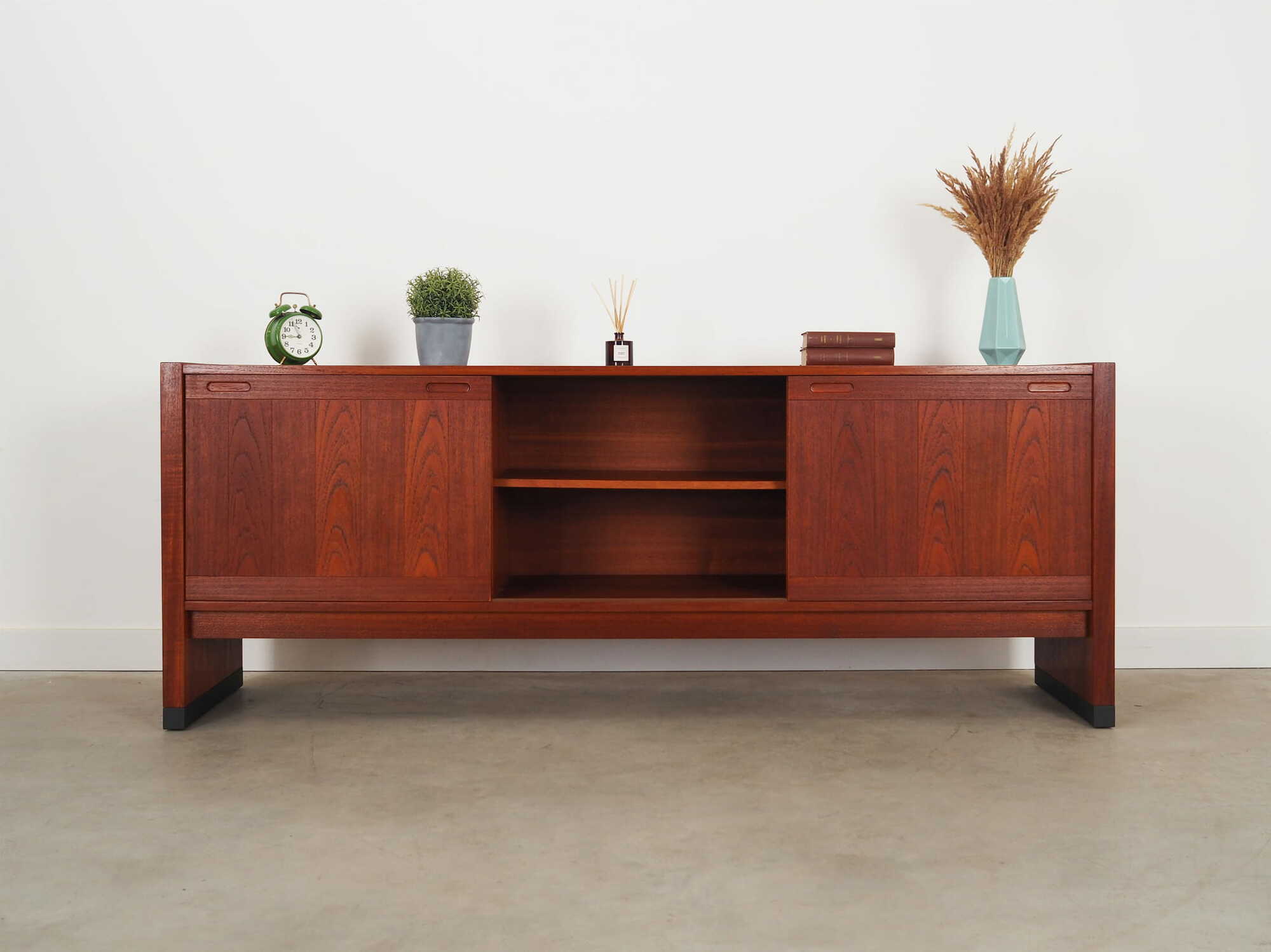 Vintage Sideboard Teak Brown 1960s 2