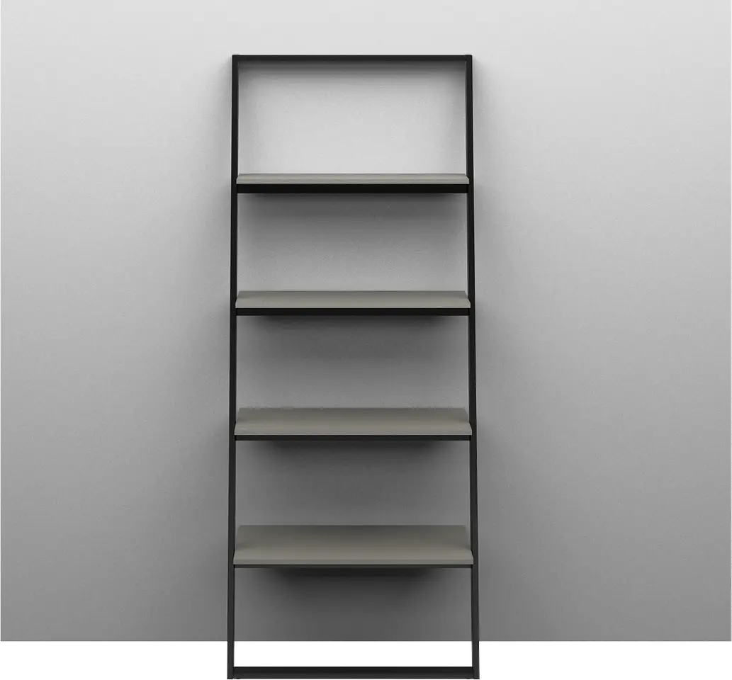 Bordeaux Wandsystem Mattschwarzer Aschgrauer Lack 2