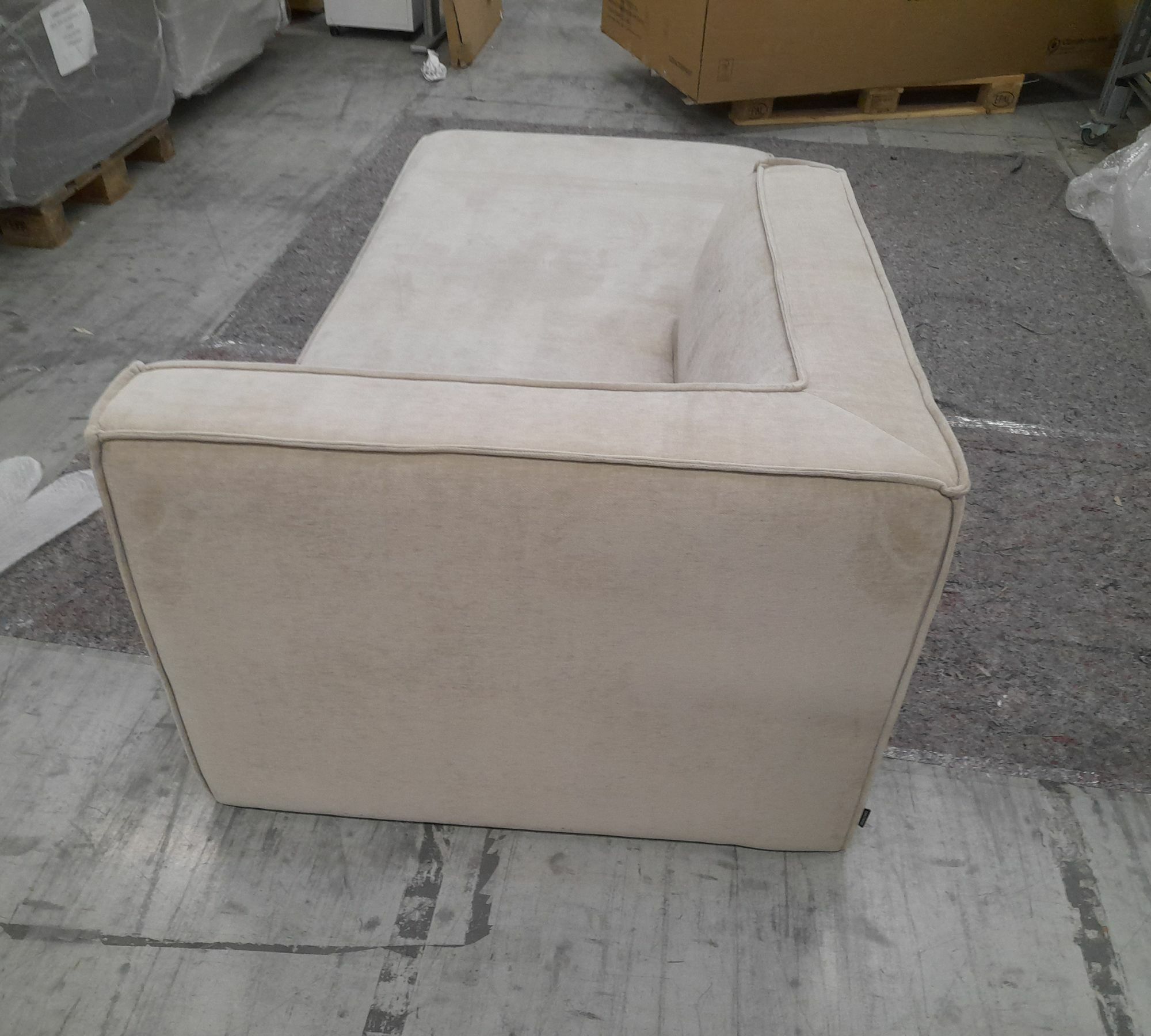 Dane 1-Sitzer Récamiere Links Danny Cream 7