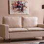 Lungo Sofa 2-Sitzer Creme 2