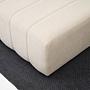 Beyza Sofa Récamiere Links mit Hocker Creme 6