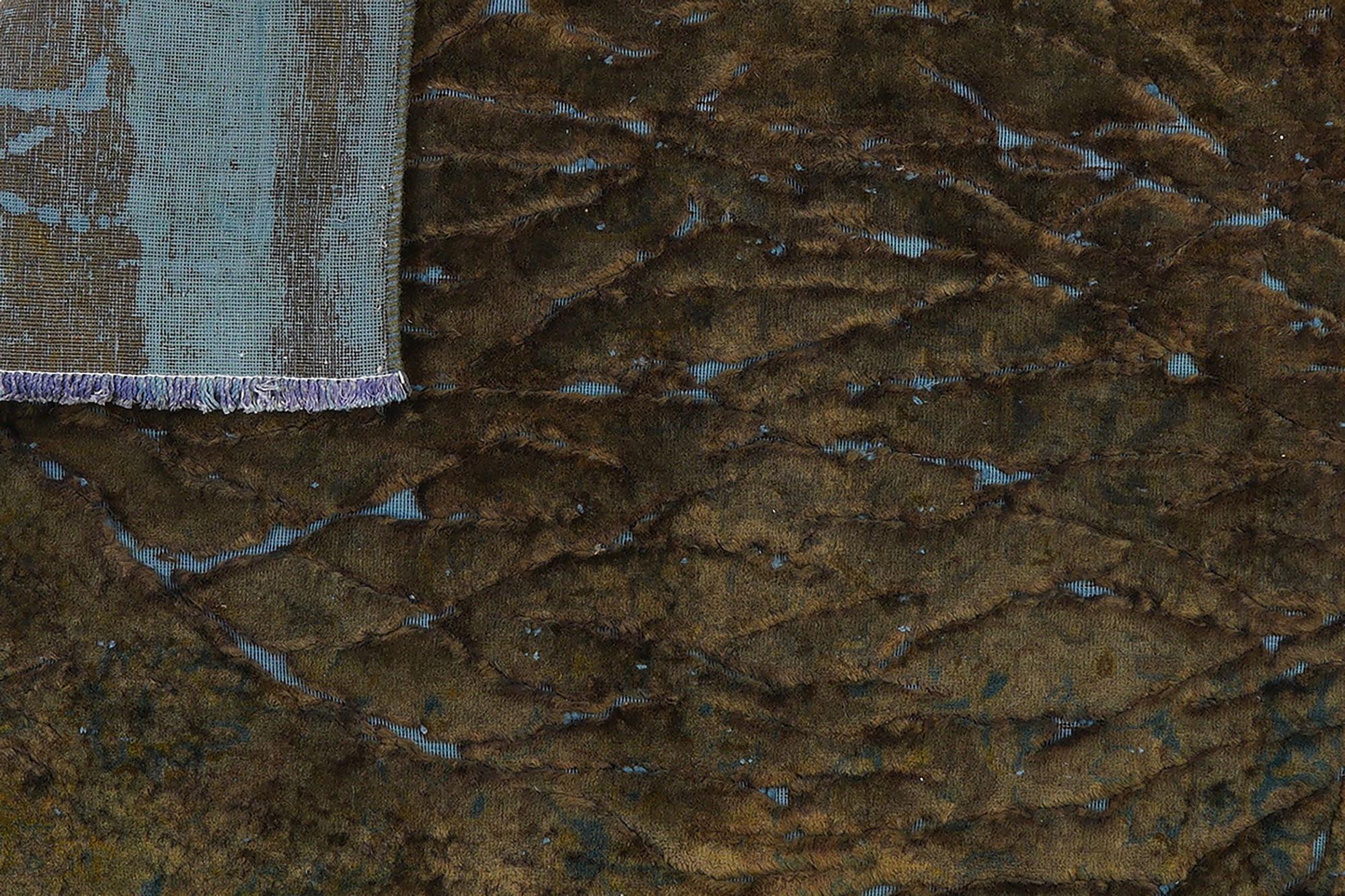 Tappeto vintage in lana multicolore 5