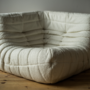 Togo Lounge Set 4 pezzi Bouclé Bianco 4