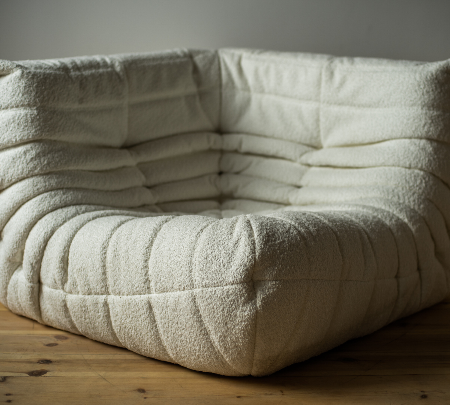 Togo Lounge Set 4-pc. Bouclé White 4