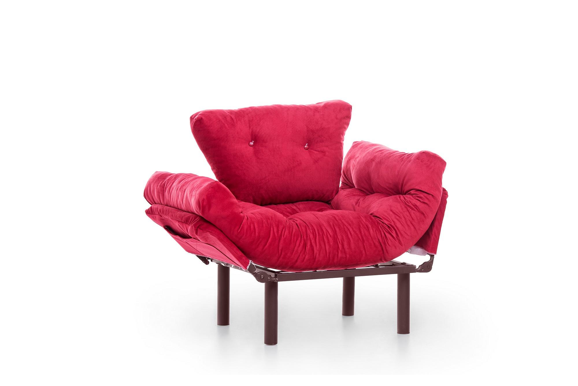 Nitta Armchair Maroon 7