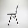 DKR Wire Chair Steel Textile Gray 1