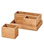 4x Aufbewahrungsbox Reid Bambus Natur 1