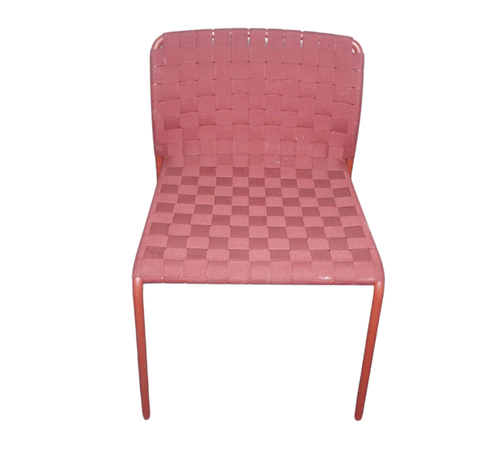 Costa BU0278 Sedia Alluminio Verniciato a polvere Rosso 4