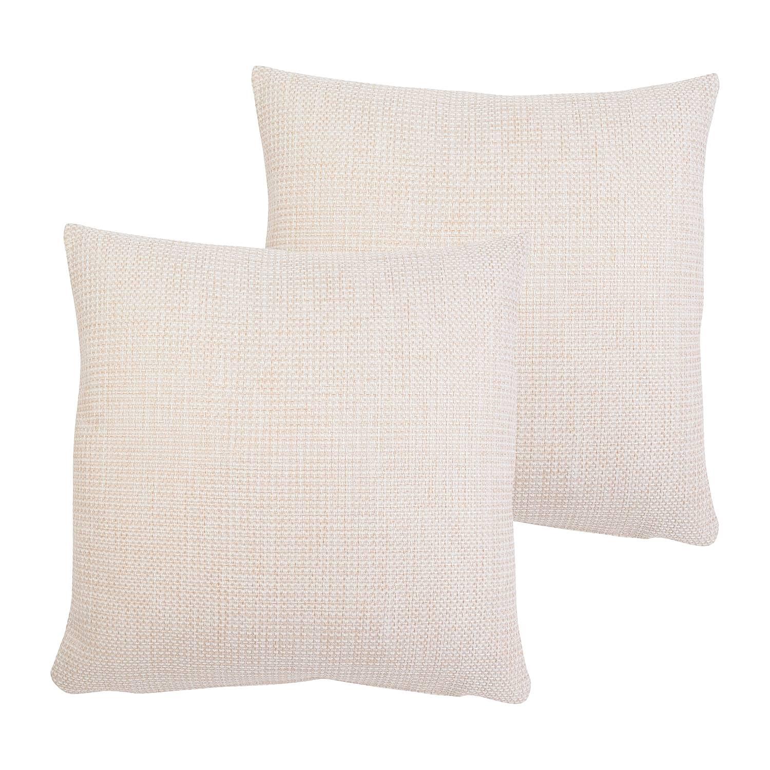 2x Dallas Pillowcase Synthetic Fiber Cashmere 40 x 40 cm 0